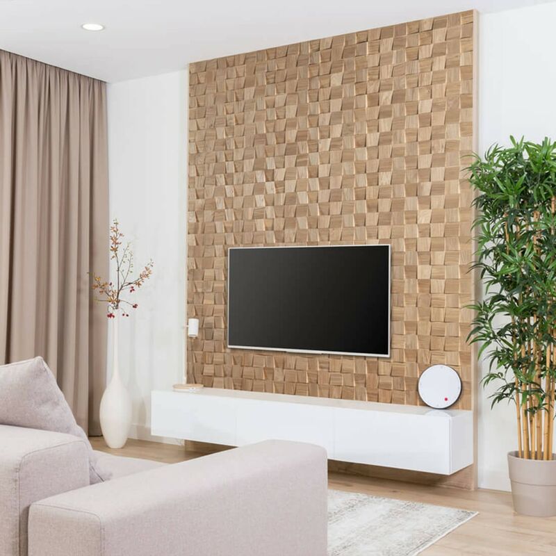 

Revestimiento de Paredes de Madera Dominus Panel Decorativo de Madera 1m²