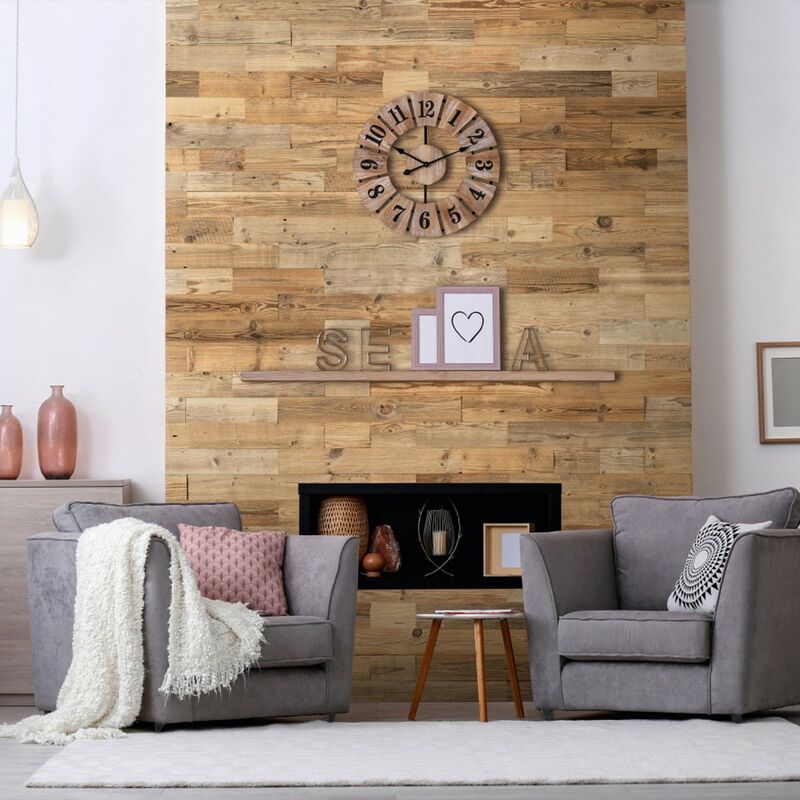 

Revestimiento de Paredes de Madera Naturale Panel Decorativo de Madera 1m²