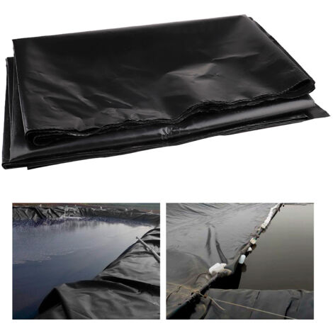 Revestimiento de PVC para estanques y jardines acuáticos: impermeable y resistente a los rayos UV, tamaño grande para peces y carpas koi (1 pieza).