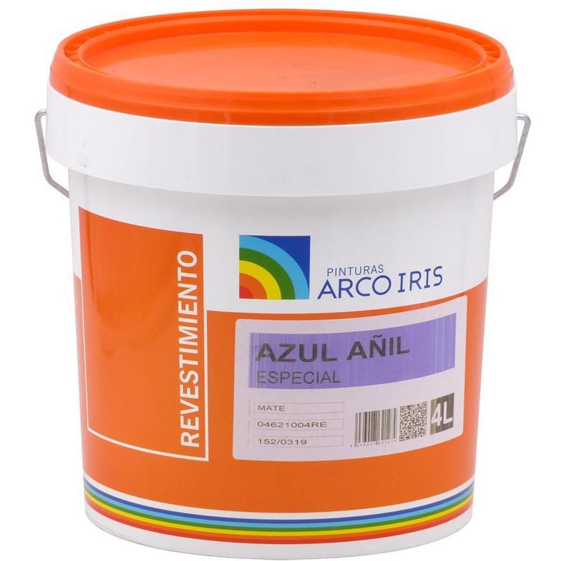 

Revestimiento Liso especial colores Arcoiris | 4 L - Azul añil