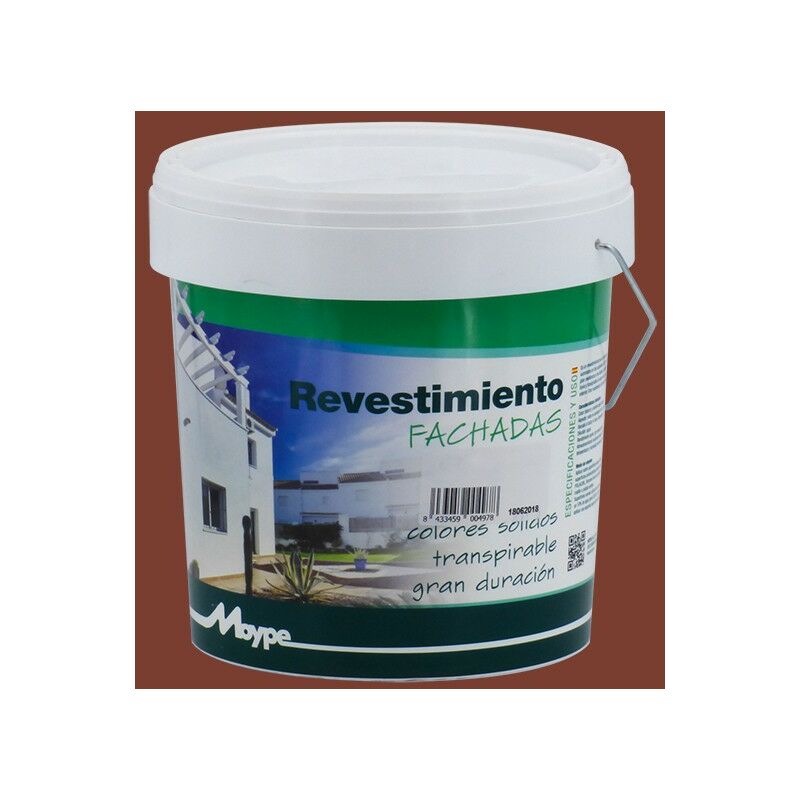 

Revestimiento liso fachadas colores 4 L - Rojo Ladrillo - Moype