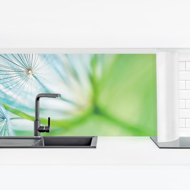 

Revestimiento pared cocina - Abstract Dandelion Dimensión LxA: 40cm x 140cm Material: Premium