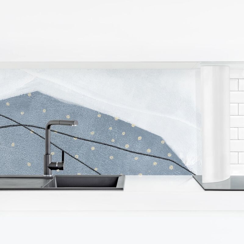 

Revestimiento pared cocina - Adjacent Abstraction III Dimensión LxA: 100cm x 350cm Material: Smart