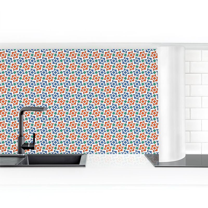 

Revestimiento pared cocina - Alhambra Mosaic Tile Look Dimensión LxA: 80cm x 150cm Material: Premium