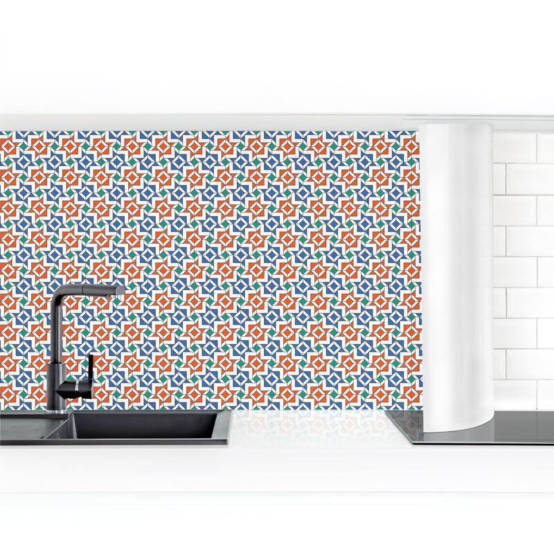 

Revestimiento pared cocina - Alhambra Mosaic Tile Look Dimensión LxA: 80cm x 150cm Material: Magnético