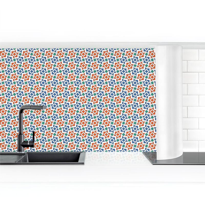 

Revestimiento pared cocina - Alhambra Mosaic Tile Look Dimensión LxA: 80cm x 350cm Material: Smart