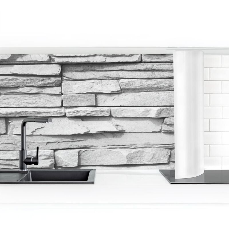 

Bilderwelten - Revestimiento pared cocina - Ashlar Masonry Dimensión LxA: 70cm x 350cm Material: Premium