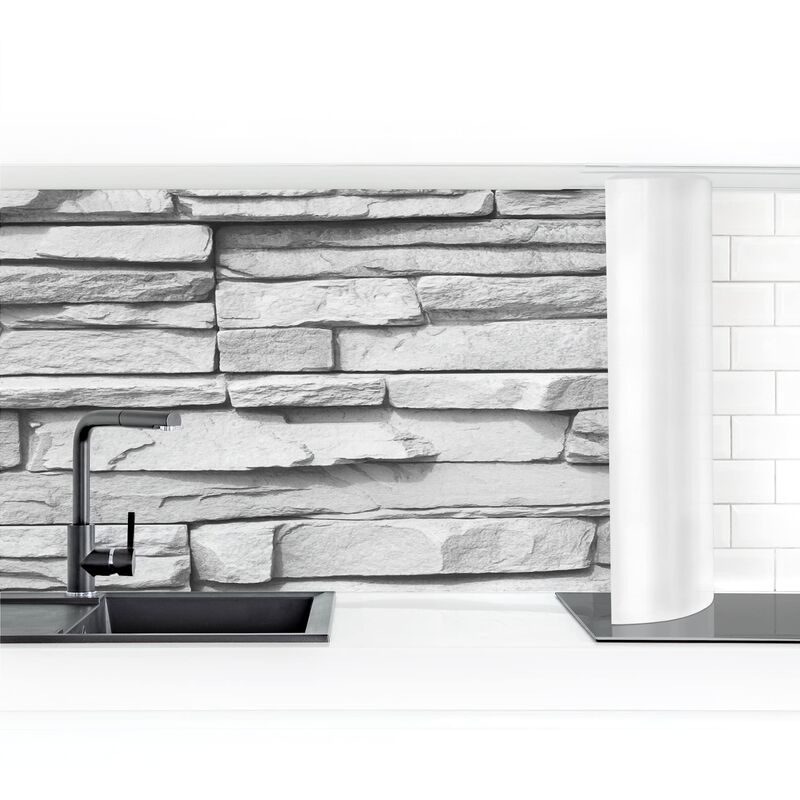 

Revestimiento pared cocina - Ashlar Masonry Dimensión LxA: 80cm x 200cm Material: Premium