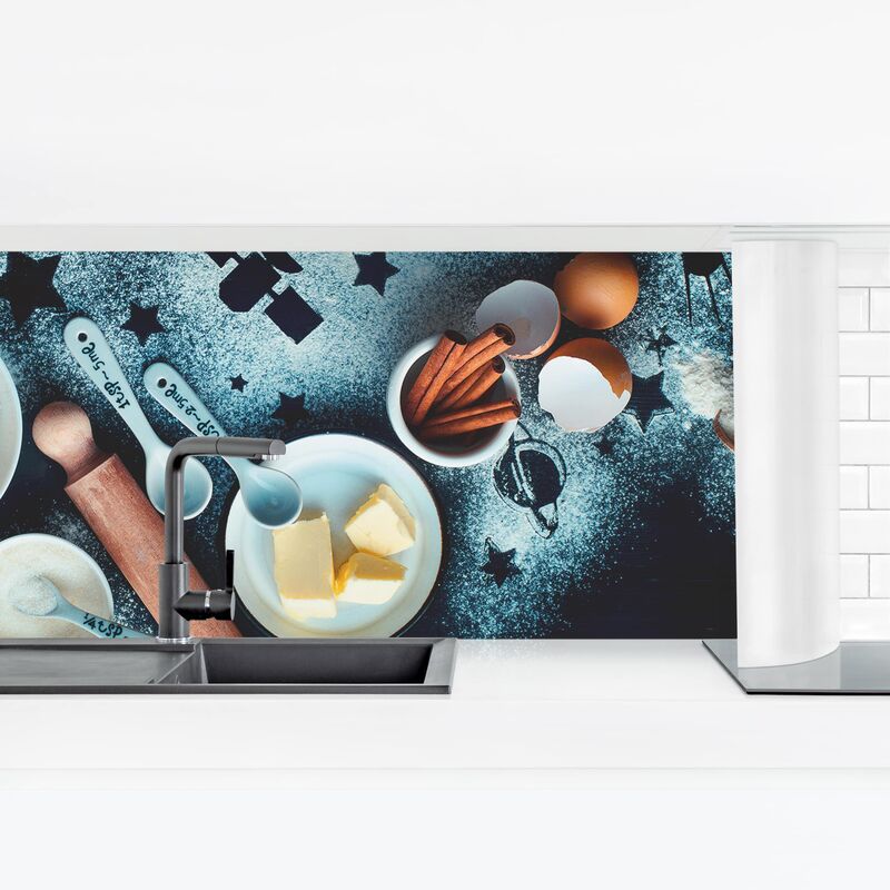 

Revestimiento pared cocina - Baking For Stargazers Dimensión LxA: 40cm x 140cm Material: Premium