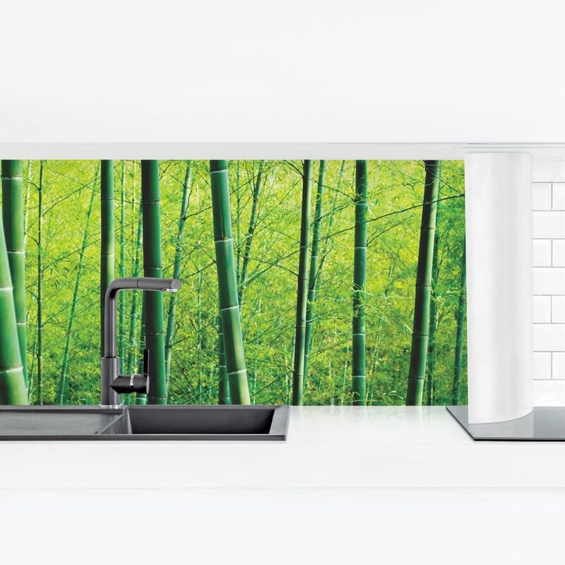 

Revestimiento pared cocina - Bamboo Forest Dimensión LxA: 60cm x 210cm Material: Smart