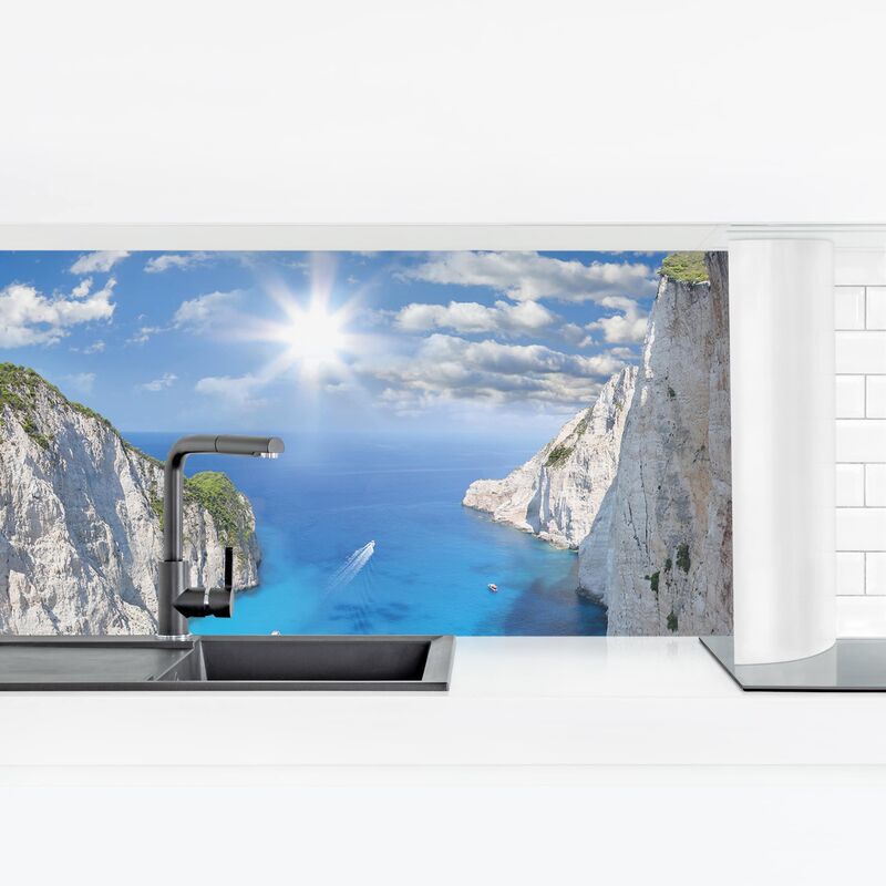 

Revestimiento pared cocina - Bay Dimensión LxA: 40cm x 140cm Material: Smart