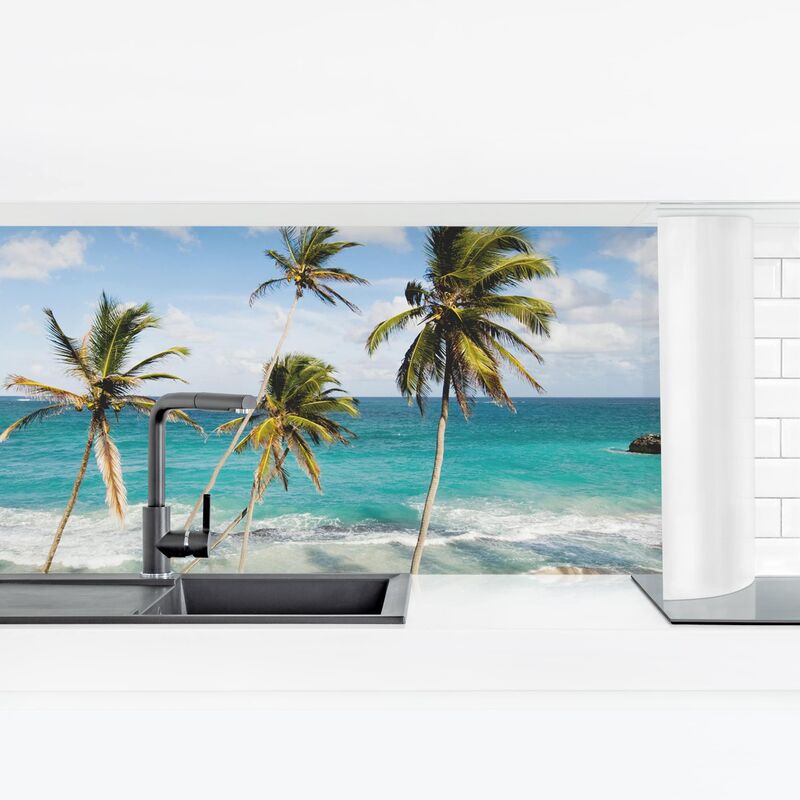 

Revestimiento pared cocina - Beach Of Barbados Dimensión LxA: 40cm x 140cm Material: Premium