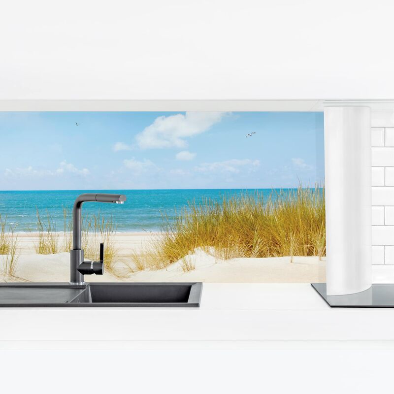 

Bilderwelten - Revestimiento pared cocina - Beach On The North Sea Dimensión LxA: 50cm x 175cm Material: Smart