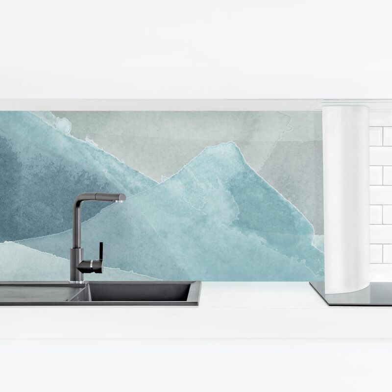 

Revestimiento pared cocina - Blue Range II Dimensión LxA: 80cm x 280cm Material: Premium