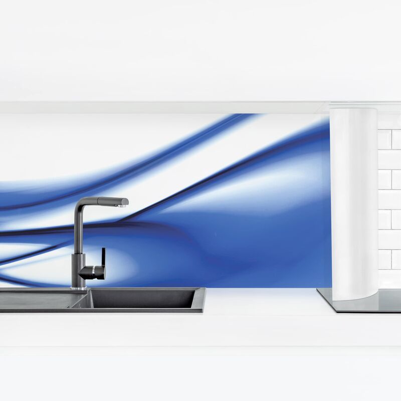 

Revestimiento pared cocina - Blue Touch Dimensión LxA: 40cm x 140cm Material: Premium