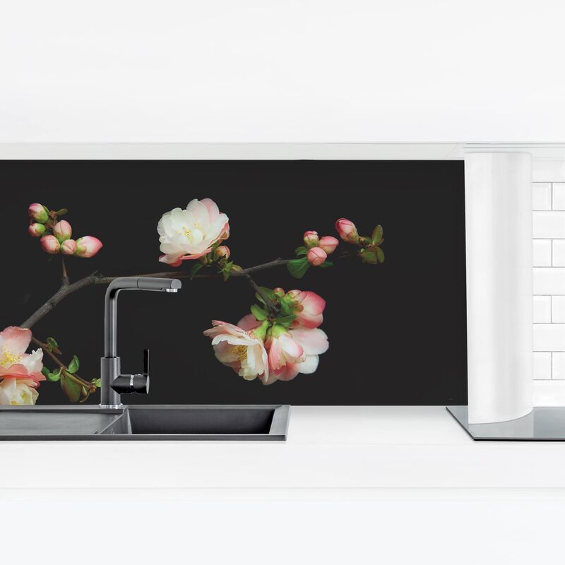 

Revestimiento pared cocina - Blütenzweig Apple Tree Dimensión LxA: 60cm x 210cm Material: Smart