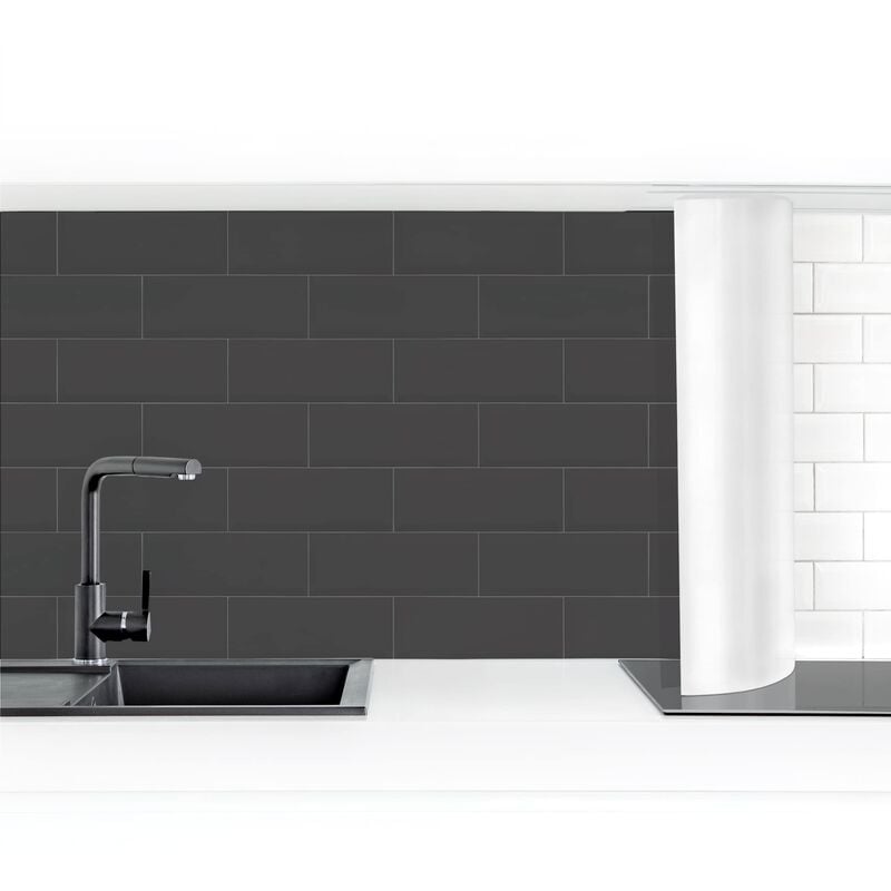 

Revestimiento pared cocina - Ceramic Tiles Anthracite Dimensión LxA: 100cm x 250cm Material: Smart