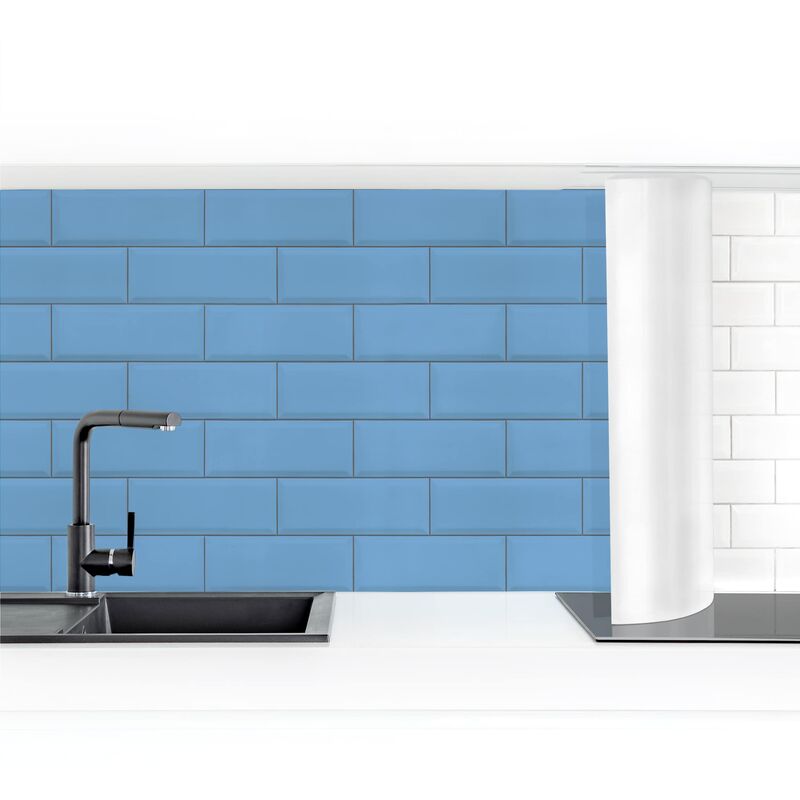 

Revestimiento pared cocina - Ceramic Tiles Blue Dimensión LxA: 70cm x 400cm Material: Smart