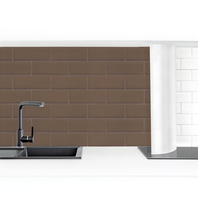 

Revestimiento pared cocina - Ceramic Tiles Gray Brown Dimensión LxA: 80cm x 350cm Material: Smart