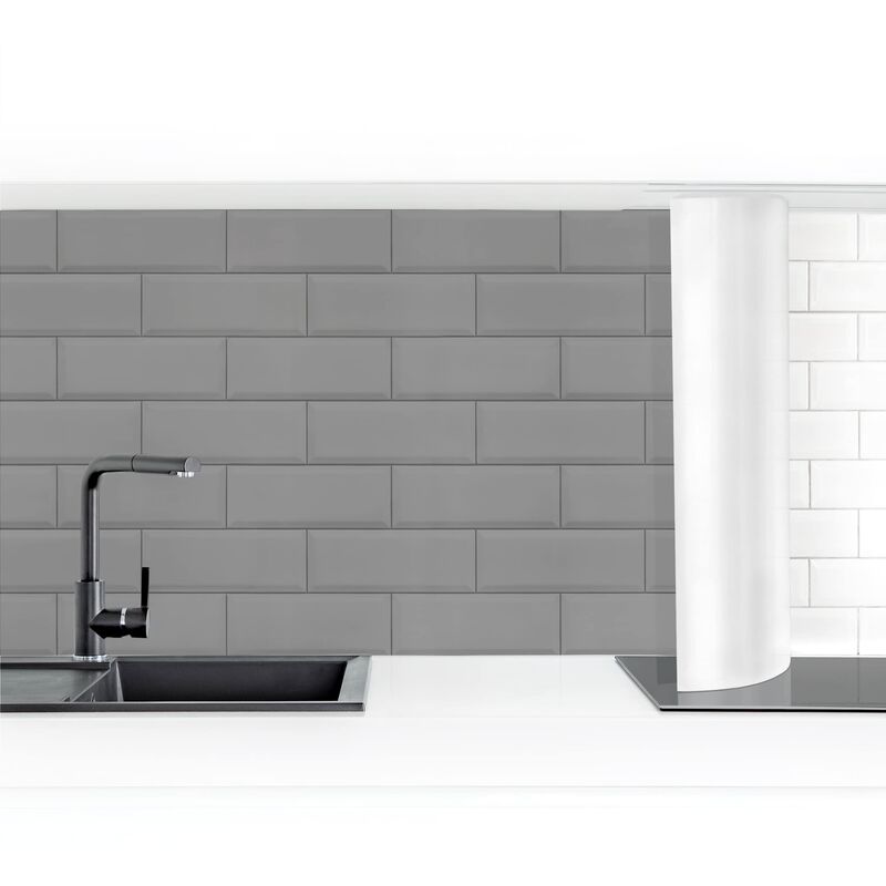 

Bilderwelten - Revestimiento pared cocina - Ceramic Tiles Light Gray Dimensión LxA: 60cm x 150cm Material: Smart
