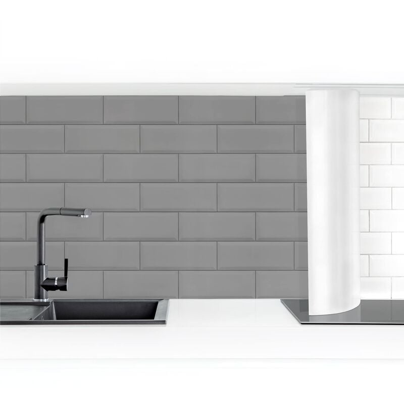 

Bilderwelten - Revestimiento pared cocina - Ceramic Tiles Light Gray Dimensión LxA: 50cm x 100cm Material: Premium