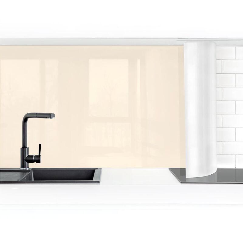 

Revestimiento pared cocina - Crème Dimensión LxA: 50cm x 250cm Material: Smart