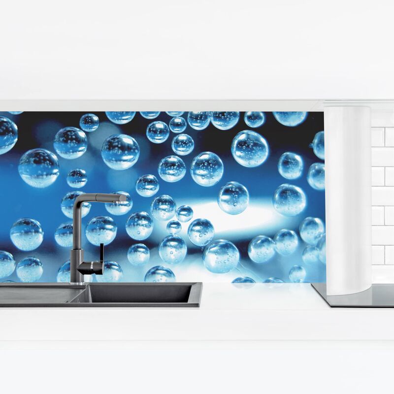 

Revestimiento pared cocina - Dark Bubbles Dimensión LxA: 90cm x 315cm Material: Smart