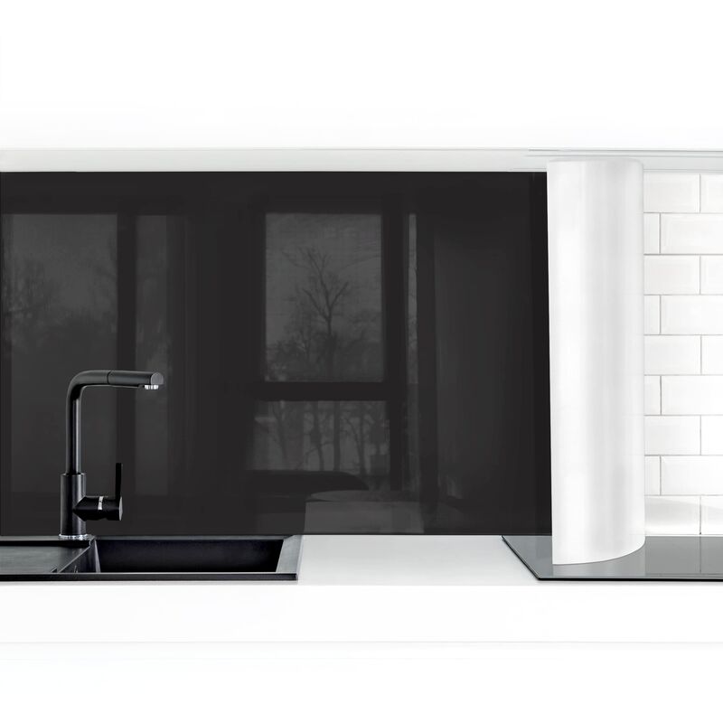 

Revestimiento pared cocina - Deep Black Dimensión LxA: 90cm x 300cm Material: Smart