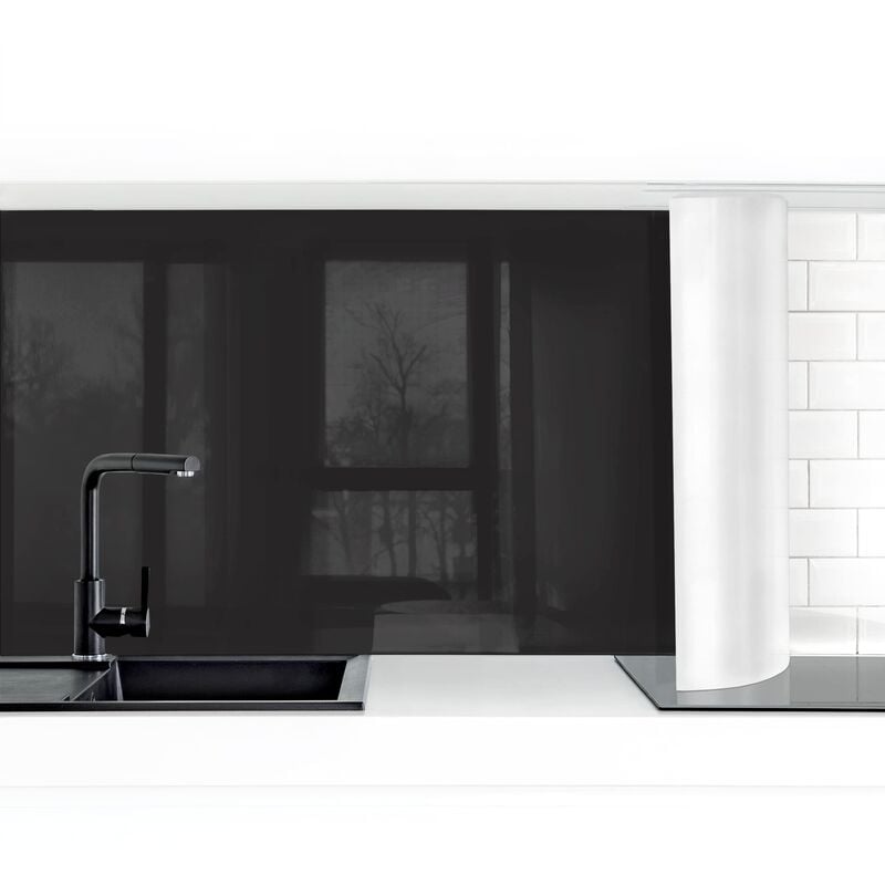 

Bilderwelten - Revestimiento pared cocina - Deep Black Dimensión LxA: 100cm x 150cm Material: Premium