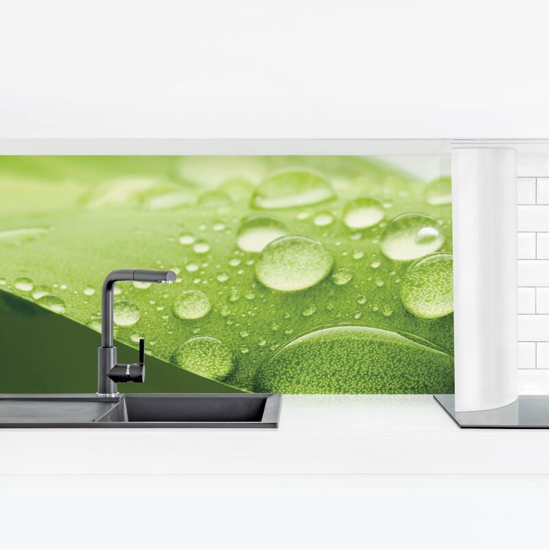 

Bilderwelten - Revestimiento pared cocina - Drops Of Nature Dimensión LxA: 100cm x 350cm Material: Smart