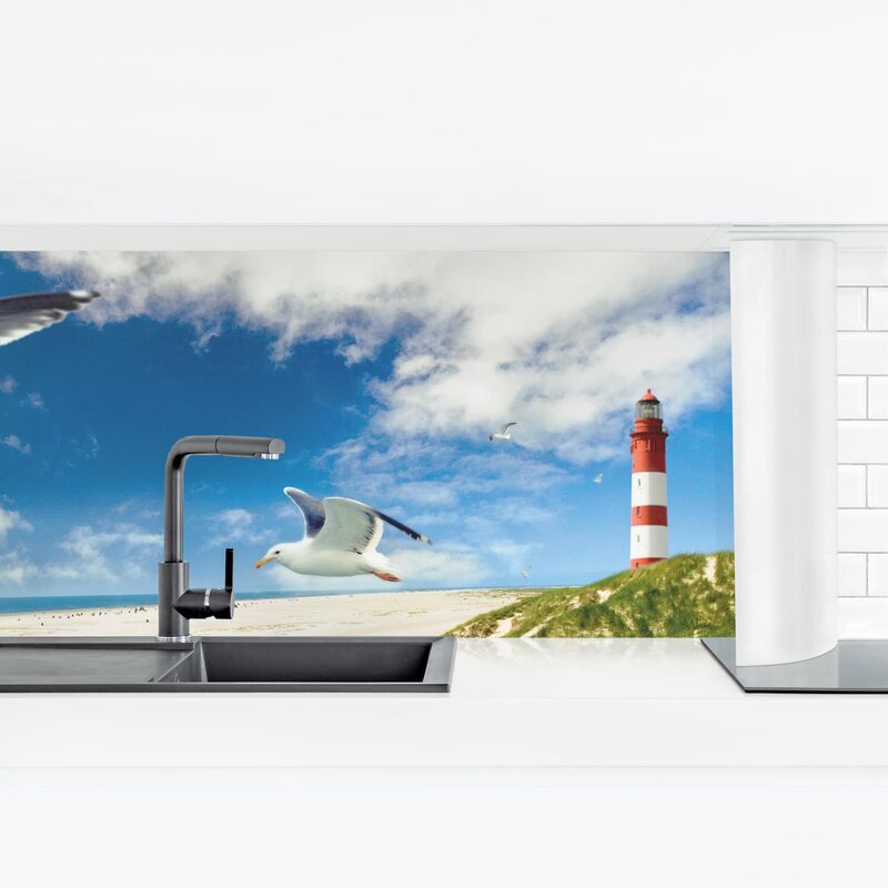 

Revestimiento pared cocina - Dune Breeze Dimensión LxA: 80cm x 280cm Material: Premium