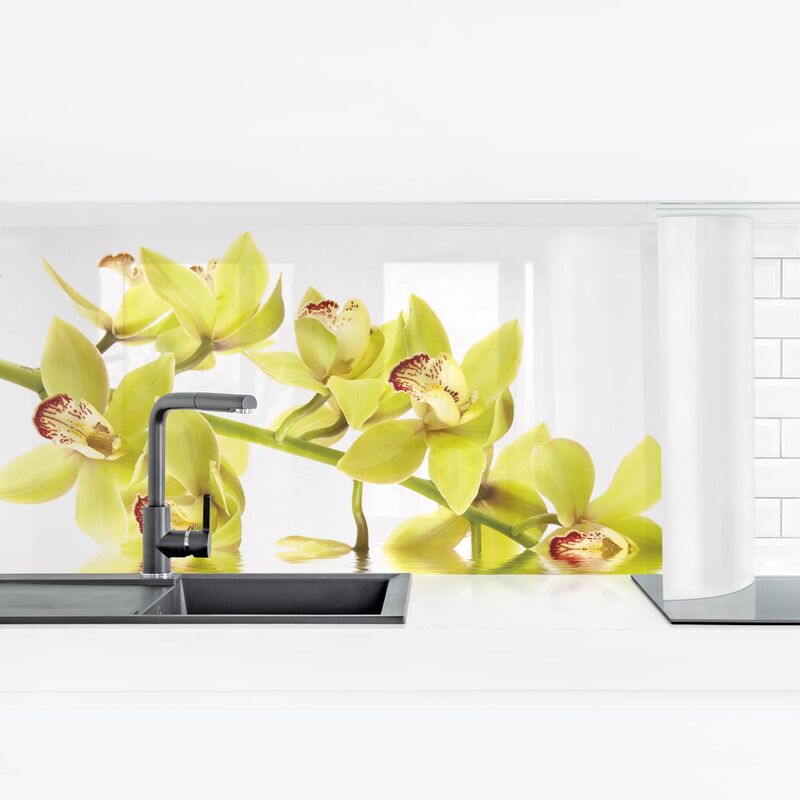 

Revestimiento pared cocina - Elegant Orchid Waters Dimensión LxA: 70cm x 245cm Material: Smart