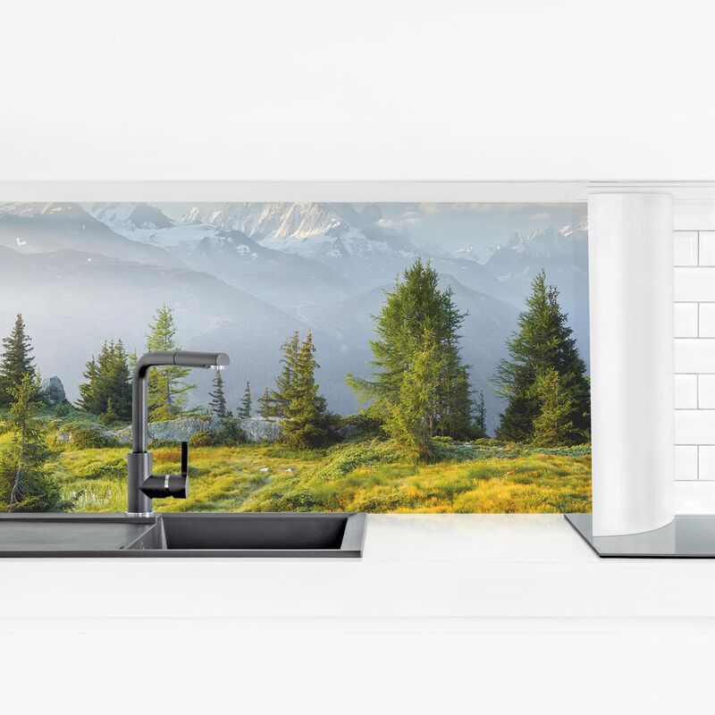 

Bilderwelten - Revestimiento pared cocina - Emosson Wallis Switzerland Dimensión LxA: 80cm x 280cm Material: Premium