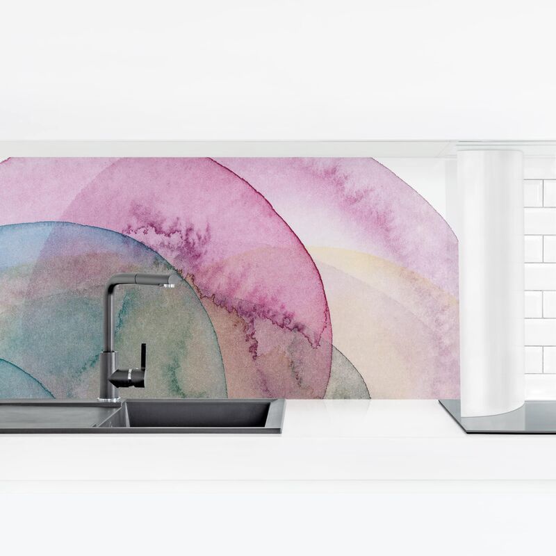 

Revestimiento pared cocina - Evolving Planets II Dimensión LxA: 80cm x 280cm Material: Magnético