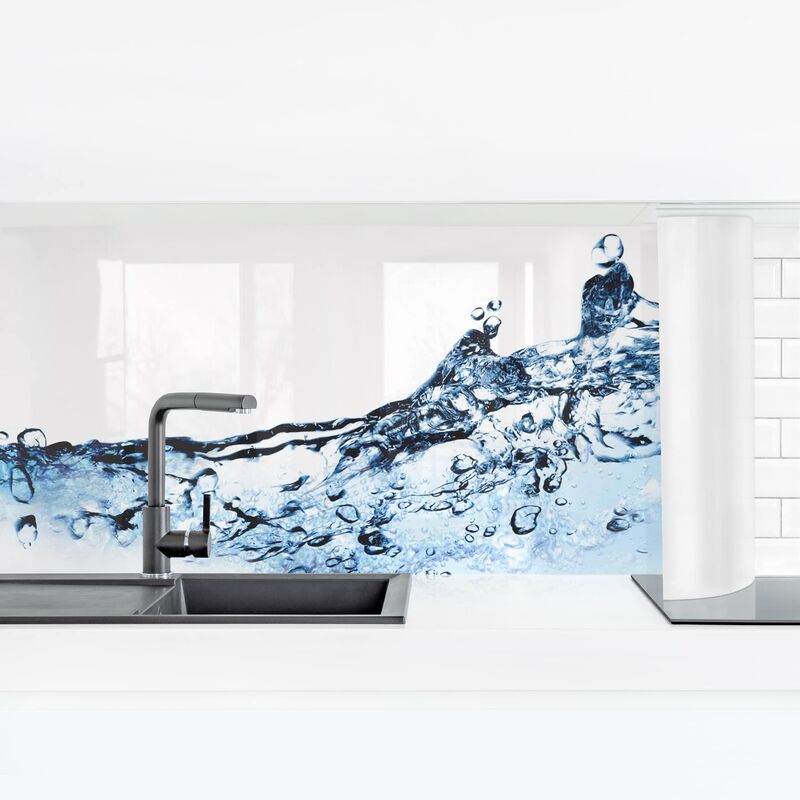 

Revestimiento pared cocina - Fizzy Water Dimensión LxA: 90cm x 315cm Material: Premium