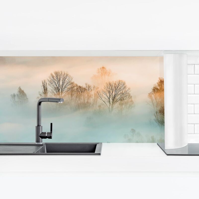 

Revestimiento pared cocina - Fog At Sunrise Dimensión LxA: 90cm x 315cm Material: Smart