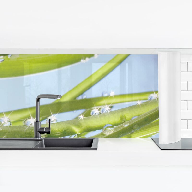 

Revestimiento pared cocina - Fresh Green Dimensión LxA: 70cm x 245cm Material: Premium