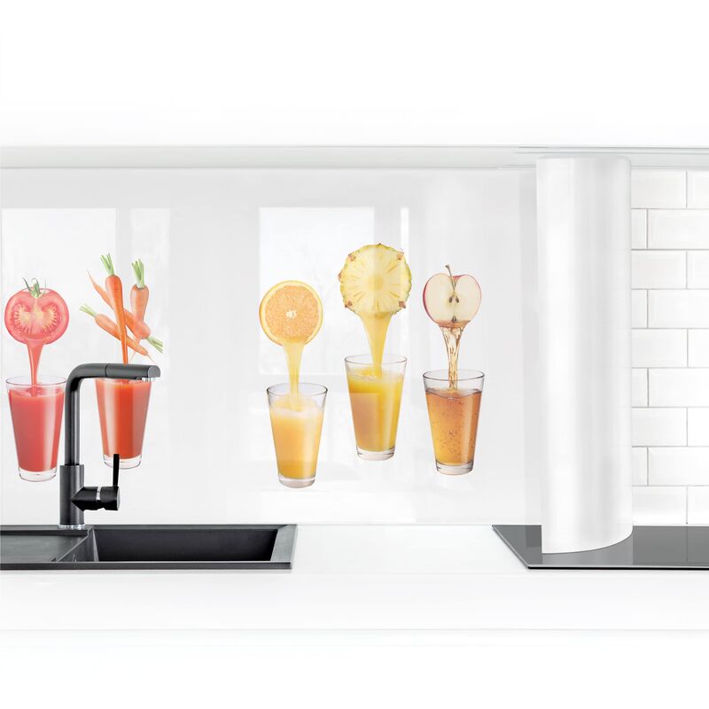

Revestimiento pared cocina - Freshly Squeezed I Dimensión LxA: 70cm x 100cm Material: Magnético