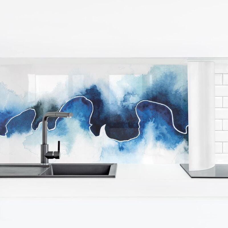 

Revestimiento pared cocina - Glacial Break I Dimensión LxA: 40cm x 140cm Material: Premium