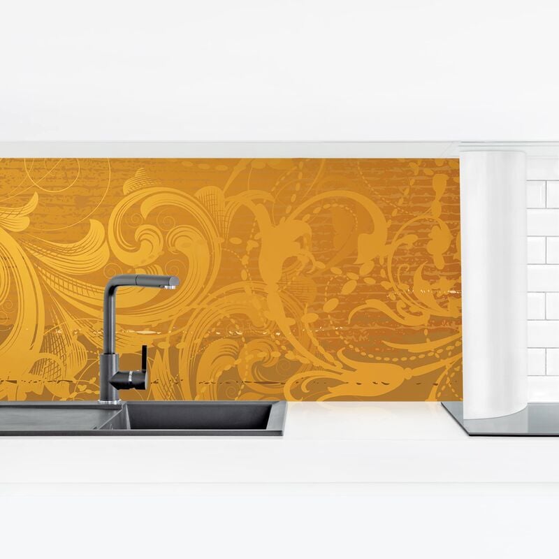 

Revestimiento pared cocina - Golden Baroque Dimensión LxA: 60cm x 210cm Material: Premium