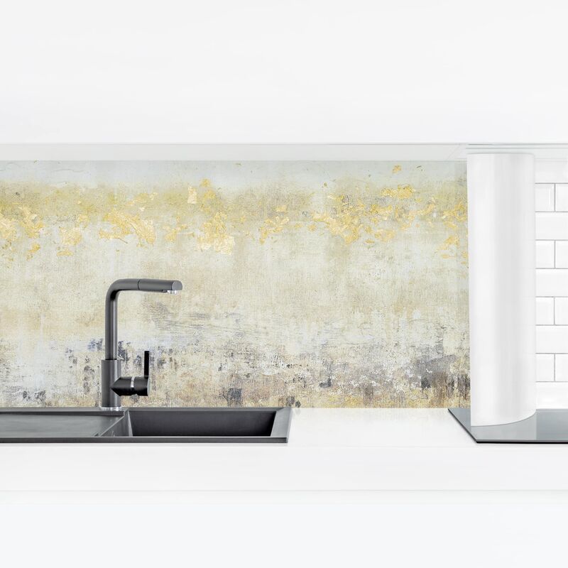 

Bilderwelten - Revestimiento pared cocina - Golden Color Fields I Dimensión LxA: 60cm x 210cm Material: Premium