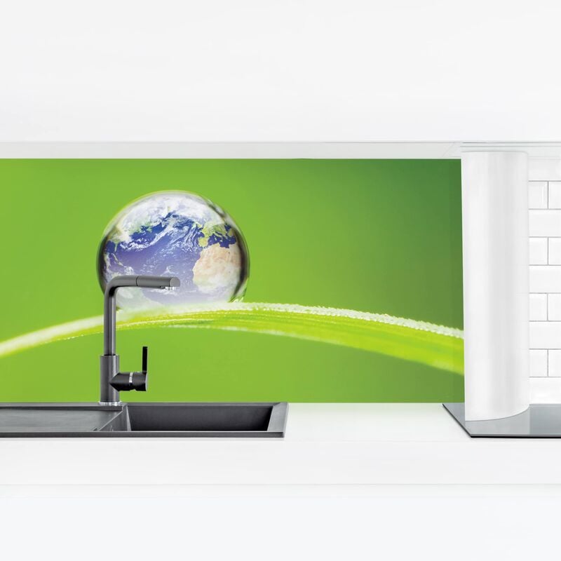 

Revestimiento pared cocina - Green Hope Dimensión LxA: 40cm x 140cm Material: Smart