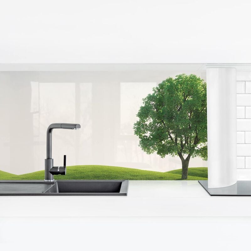 

Revestimiento pared cocina - Green Peace Dimensión LxA: 50cm x 175cm Material: Premium