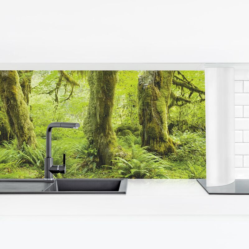 

Revestimiento pared cocina - Hall Of Mosses Olympic National Park Dimensión LxA: 90cm x 315cm Material: Premium