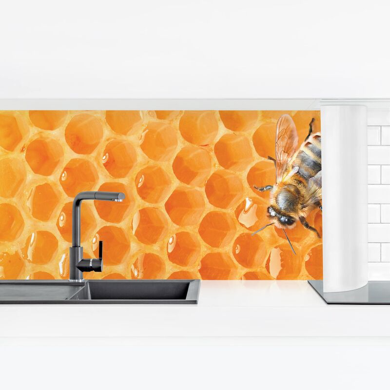 

Revestimiento pared cocina - Honey Bee Dimensión LxA: 60cm x 210cm Material: Magnético