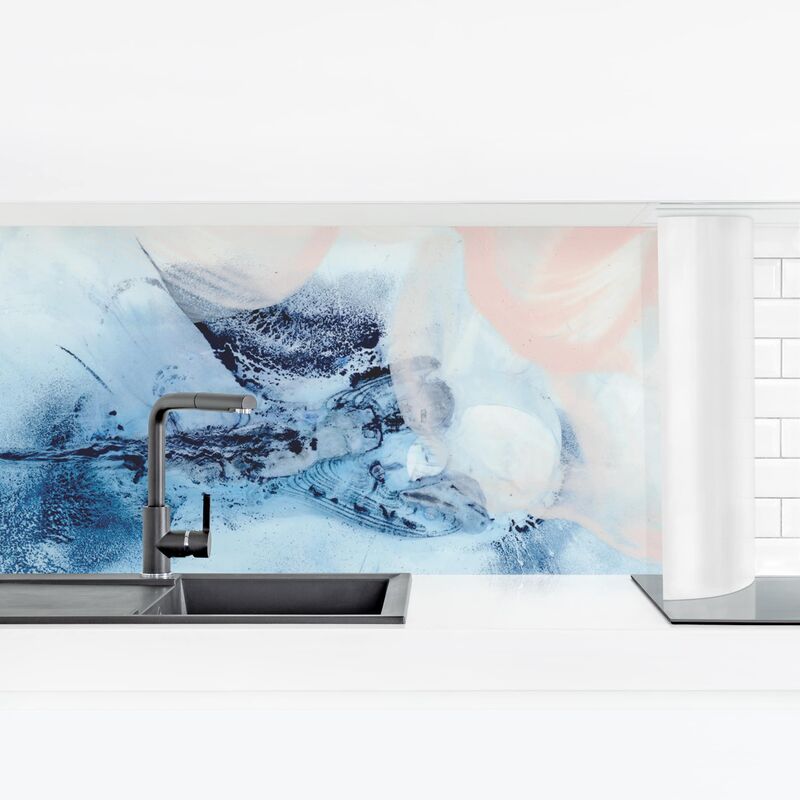 

Revestimiento pared cocina - Indigo & Blush I Dimensión LxA: 50cm x 175cm Material: Premium