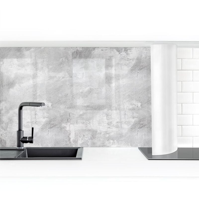 

Bilderwelten - Revestimiento pared cocina - Industrial Concrete Look Dimensión LxA: 90cm x 350cm Material: Premium