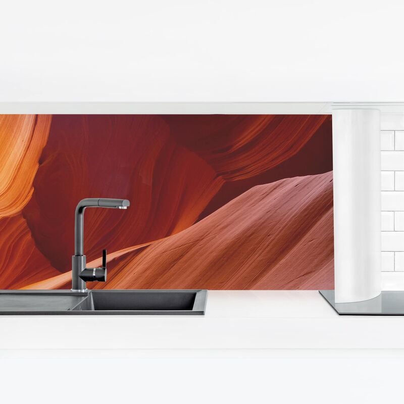 

Revestimiento pared cocina - Inner Canyon Dimensión LxA: 50cm x 175cm Material: Premium