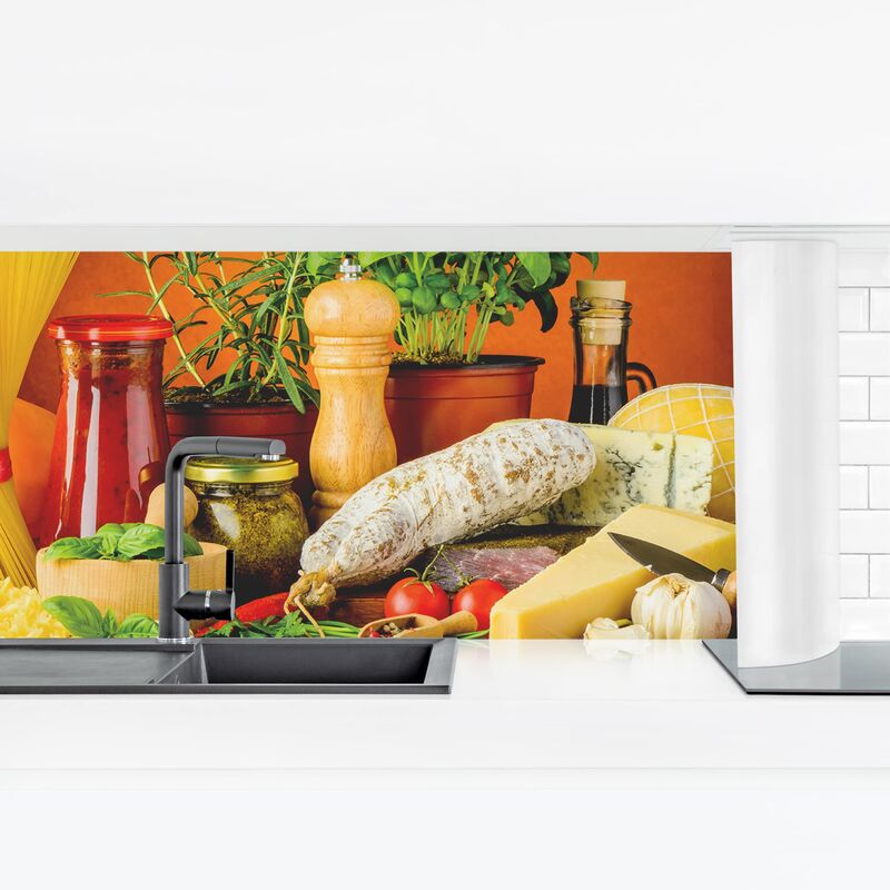 

Revestimiento pared cocina - Italian Kitchen Dimensión LxA: 50cm x 175cm Material: Smart