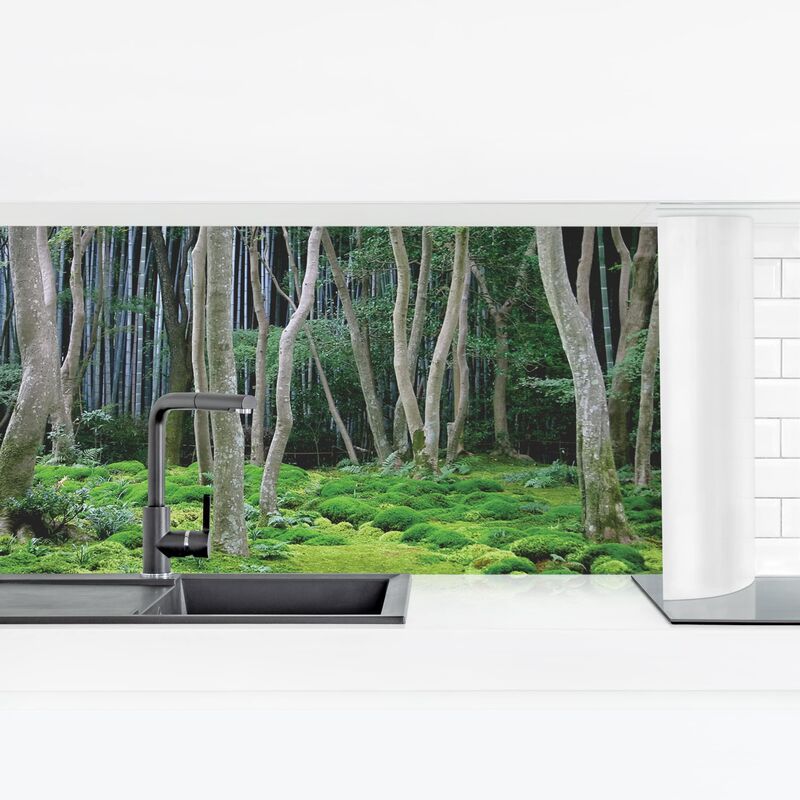 

Revestimiento pared cocina - Japanese Forest Dimensión LxA: 60cm x 210cm Material: Smart